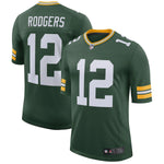 Men's Green Bay Packers Aaron Rodgers White Classic Limited Player Jersey