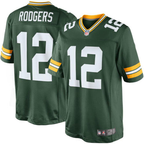 Men's Green Bay Packers Aaron Rodgers Green Team Color Limited Jersey