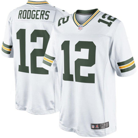 Men's Green Bay Packers Aaron Rodgers White Limited Jersey