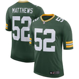 Men's Green Bay Packers Clay Matthews Green Team Color Limited Jersey