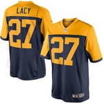 Men's Green Bay Packers Eddie Lacy Navy Blue Limited Alternate Jersey