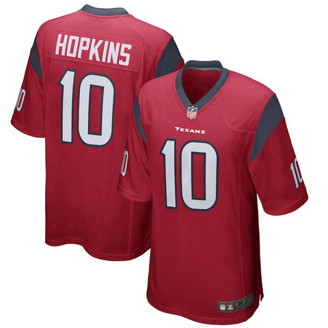 Men's Houston Texans DeAndre Hopkins  Red Game Jersey