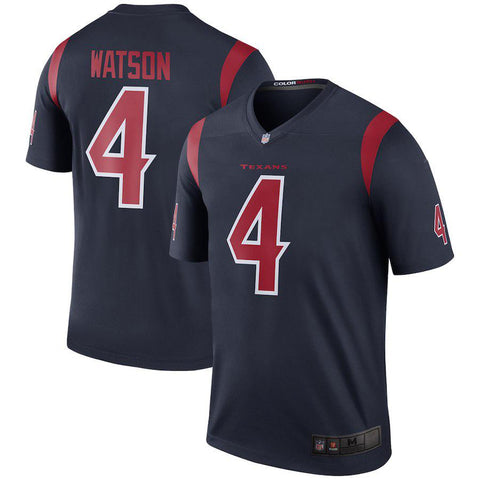 Men's Houston Texans Deshaun Watson Navy Color Rush Legend Jersey