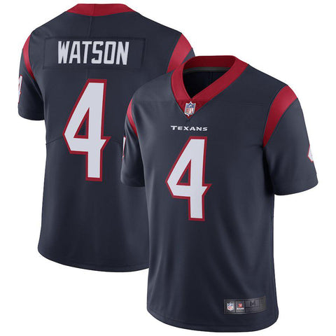 Men's Houston Texans Deshaun Watson Navy Vapor Untouchable Color Rush Limited Player Jersey
