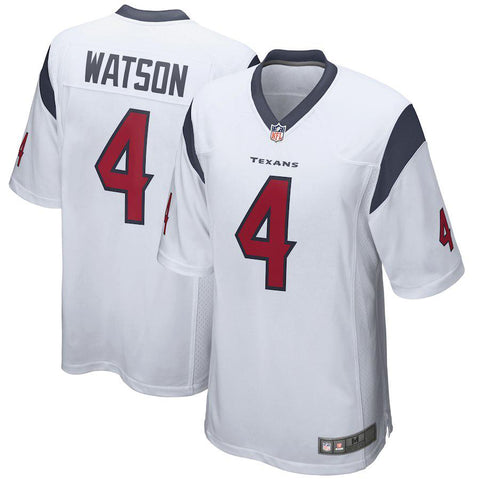 Men's Houston Texans Deshaun Watson White Game Jersey