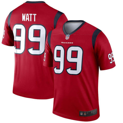 Men's Houston Texans J.J. Watt Navy Color Rush Legend Jersey