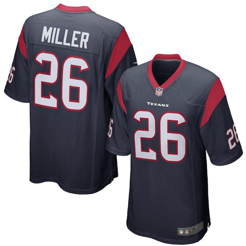 Men's Houston Texans Lamar Miller Nike Navy Game Jersey