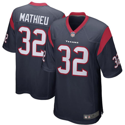 Men's Houston Texans Tyrann Mathieu Navy Game Jersey