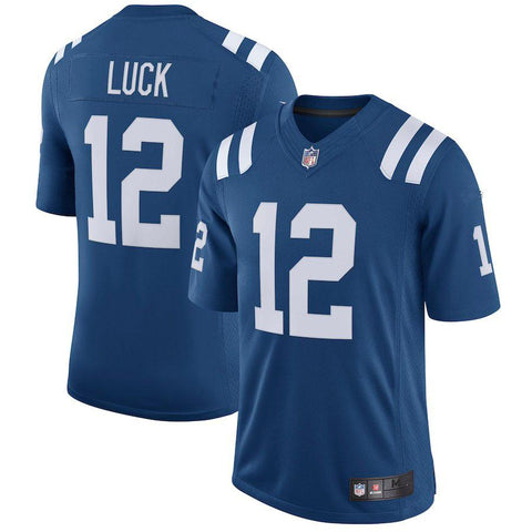Men's Indianapolis Colts Andrew Luck  Royal Speed Machine Limited Player Jersey