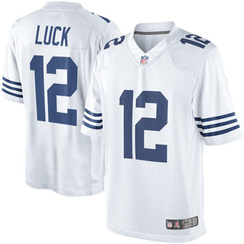 Men's Indianapolis Colts Andrew Luck White Alternate Limited Jersey