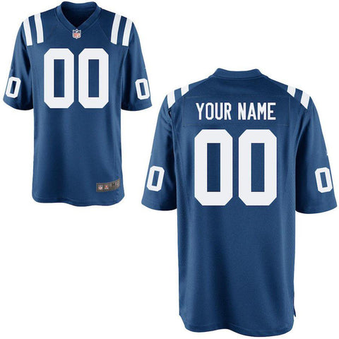 Men's Indianapolis Colts  Royal Custom Game Jersey
