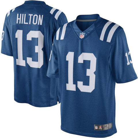 Men's Indianapolis Colts TY Hilton Royal Blue Team Color Limited Jersey