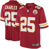 Men's Kansas City Chiefs Jamaal Charles Red Team Color Limited Jersey