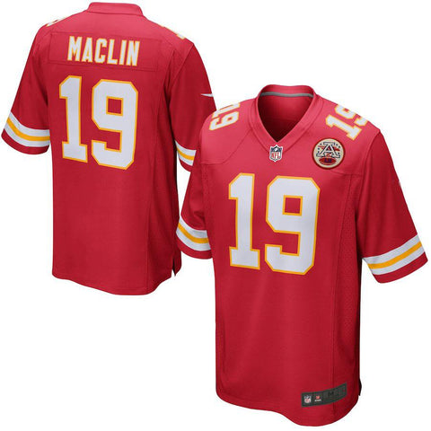 Mens Kansas City Chiefs Joe Montana Red Retired Player Game Jersey