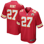 Men's Kansas City Chiefs Kareem Hunt Red Game Jersey