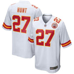 Men's Kansas City Chiefs Kareem Hunt White Game Jersey