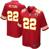 Men's Kansas City Chiefs Marcus Peters Red Game Jersey