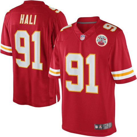 Men's Kansas City Chiefs Tamba Hali Red Team Color Limited Jersey