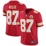 Men's Kansas City Chiefs Travis Kelce  Red Vapor Untouchable Limited Player Jersey
