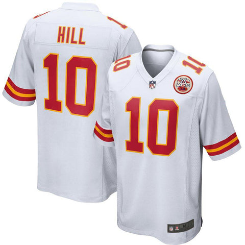 Men's Kansas City Chiefs Tyreek Hill White Game Jersey