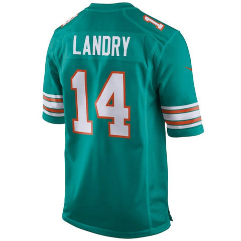 Men's Miami Dolphins Jarvis Landry Aqua Alternate Game Jersey