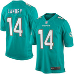 Men's Miami Dolphins Jarvis Landry Aqua Game Jersey