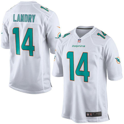 Men's Miami Dolphins Jarvis Landry  White Game Jersey