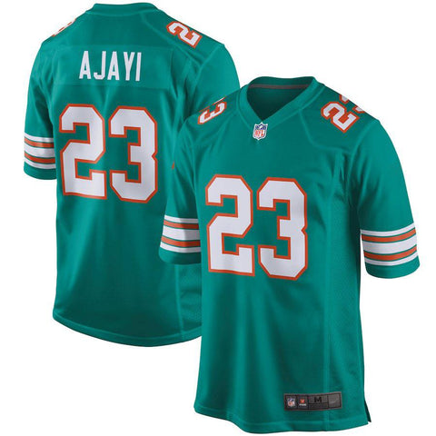 Men's Miami Dolphins Jay Ajayi Aqua Throwback Game Jersey