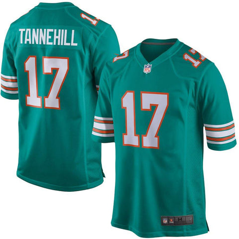 Men's Miami Dolphins Ryan Tannehill  Aqua Alternate Game Jersey