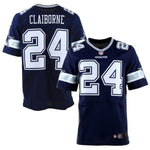 Men's Morris Claiborne Navy Blue Dallas Cowboys Elite Jersey
