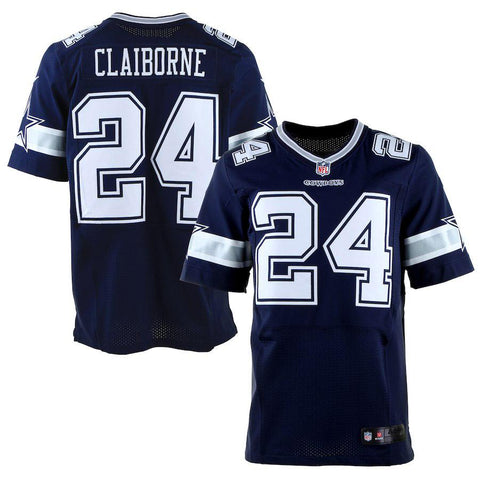 Men's Morris Claiborne Navy Blue Dallas Cowboys Elite Jersey