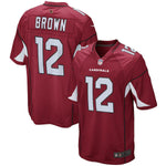 Mens Arizona Cardinals John Brown Cardinal Game Jersey