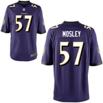 Mens Baltimore Ravens CJ Mosley Purple Game Jersey