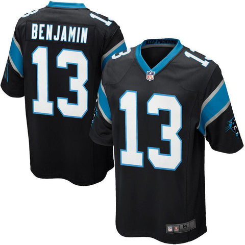 Mens Carolina Panthers Kelvin Benjamin Black Game Jersey