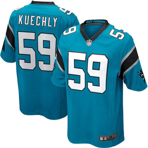 Mens Carolina Panthers Luke Kuechly Nike Blue Alternate Game Jersey