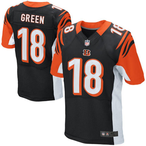 Mens Cincinnati Bengals AJ Green Black Elite Jersey