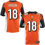 Mens Cincinnati Bengals AJ Green Orange Elite Jersey