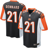Mens Cincinnati Bengals Darqueze Dennard  Black Game Jersey