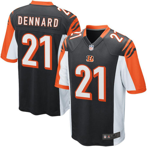 Mens Cincinnati Bengals Darqueze Dennard  Black Game Jersey
