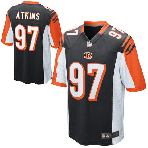 Mens Cincinnati Bengals Geno Atkins Black Game Jersey