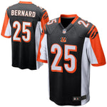 Mens Cincinnati Bengals Giovani Bernard Black Game Jersey
