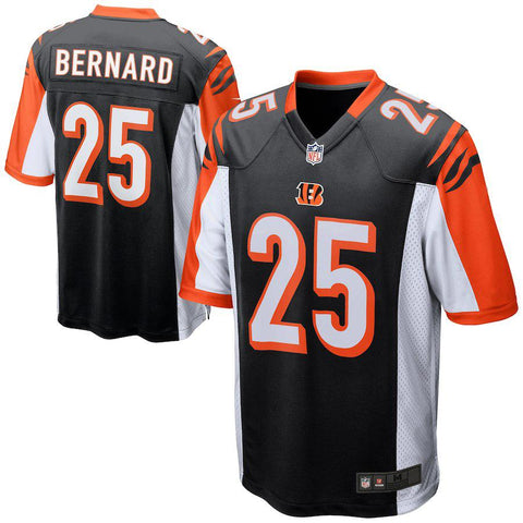 Mens Cincinnati Bengals Giovani Bernard Black Game Jersey