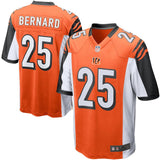 Mens Cincinnati Bengals Giovani Bernard Orange Alternate Game Jersey
