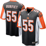 Mens Cincinnati Bengals Vontaze Burfict Black Game Jersey