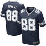 Mens Dallas Cowboys Dez Bryant  Navy Blue Elite Jersey
