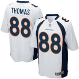 Mens Denver Broncos DeMaryius Thomas White Game Jersey