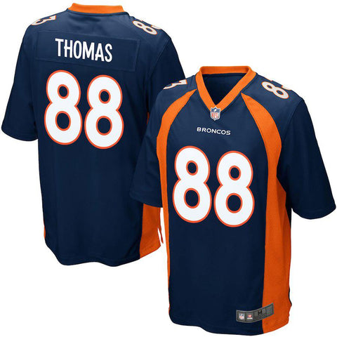 Mens Denver Broncos Demaryius Thomas  Navy Blue Game Jersey