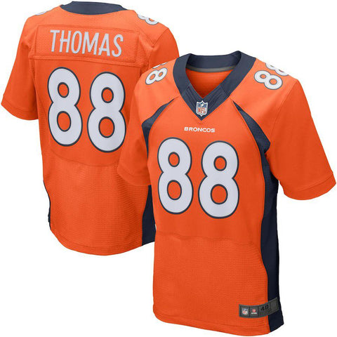 Mens Denver Broncos Demaryius Thomas Orange Elite Jersey
