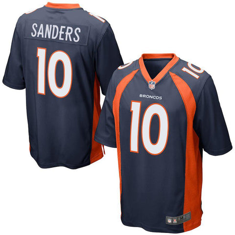 Mens Denver Broncos Emmanuel Sanders Navy Blue Alternate Game Jersey