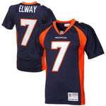 Mens Denver Broncos John Elway Mitchell & Ness Navy Blue 1998 Retired Player Vintage Jersey